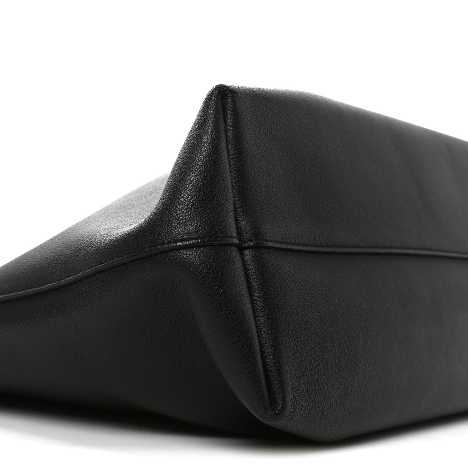 Saint Laurent Calfskin Large Shopping Tote Black 9 of 10