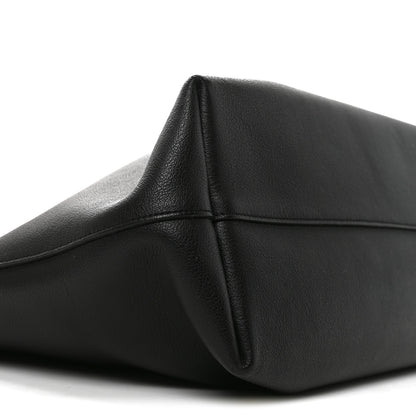 Saint Laurent Calfskin Large Shopping Tote Black 9 of 10