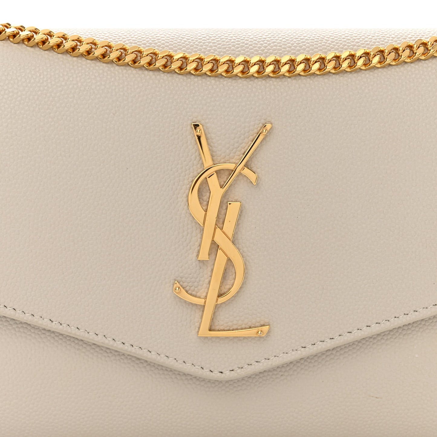 Grain De Poudre Monogram Uptown Chain Wallet Crema Soft