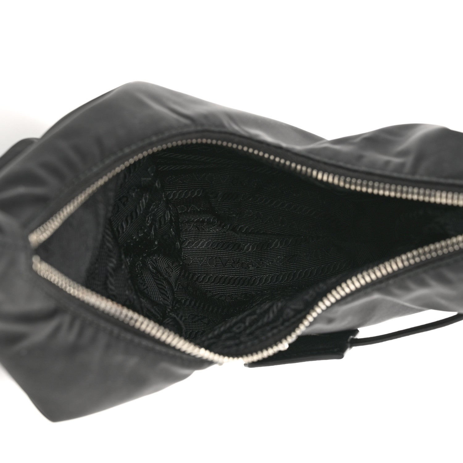 Prada Tessuto Nylon Saffiano Re-Edition 2006 Shoulder Bag Black 5 of 9
