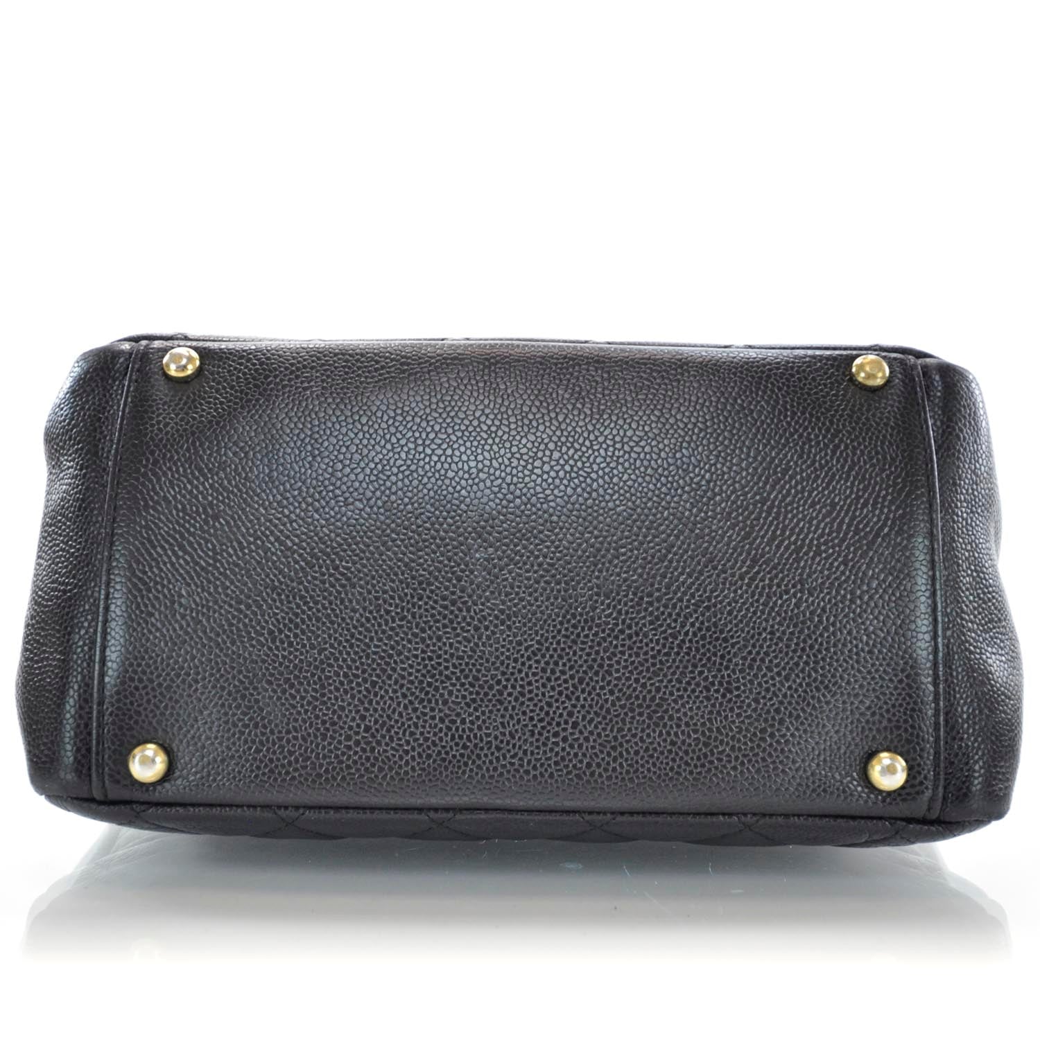 Chanel Caviar Quilted Petit Timeless Tote PTT Black 6 of 9