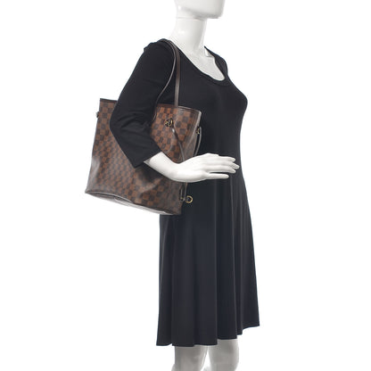 Louis Vuitton Damier Ebene Neo Neverfull MM Rose Ballerine 2 of 12