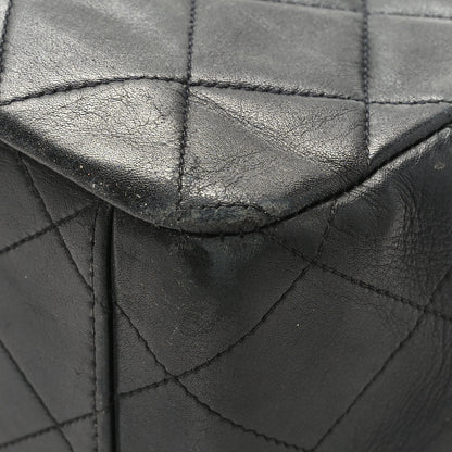 Chanel Lambskin Quilted XL Jumbo Single Flap Black 5 of 11
