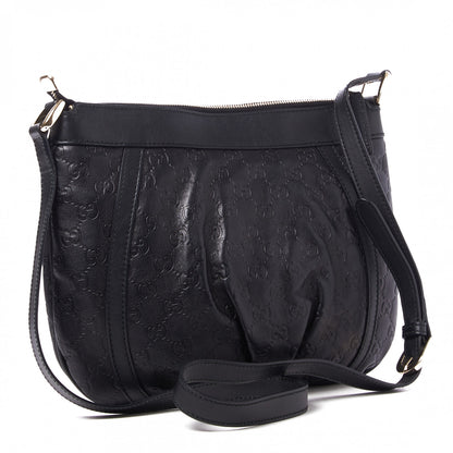 Gucci Guccissima Small D Ring Messenger Black 2 of 9