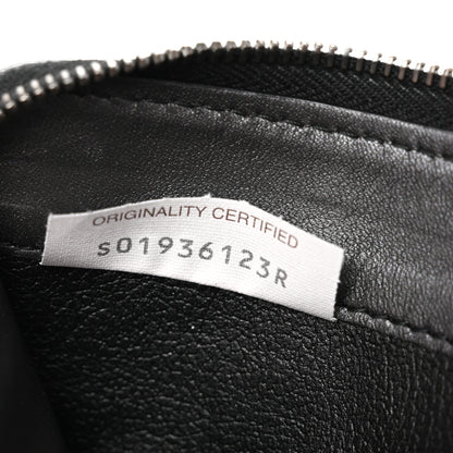 Bottega Veneta Metallic Nappa Intrecciato Zip Around Wallet Grey 7 of 9
