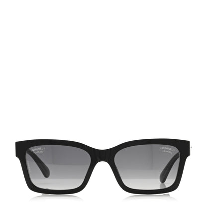Chanel Acetate Square Sunglasses 5417 Black 3 of 7
