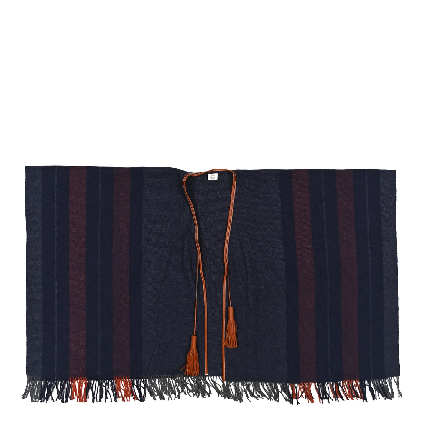 Merino Wool Cashmere Rocabar Poncho Gris
