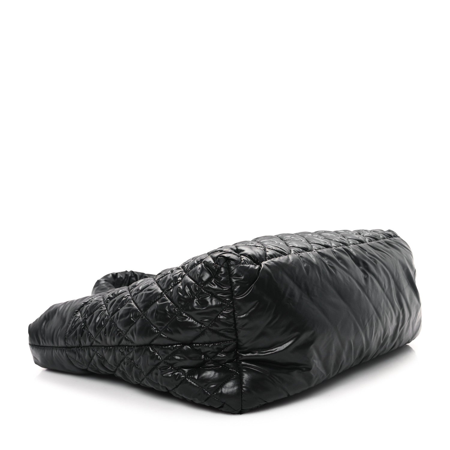 Chanel Nylon Quilted Large Coco Cocoon Tote Black 4 of 10