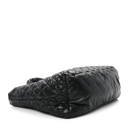 Chanel Nylon Quilted Large Coco Cocoon Tote Black 4 of 10