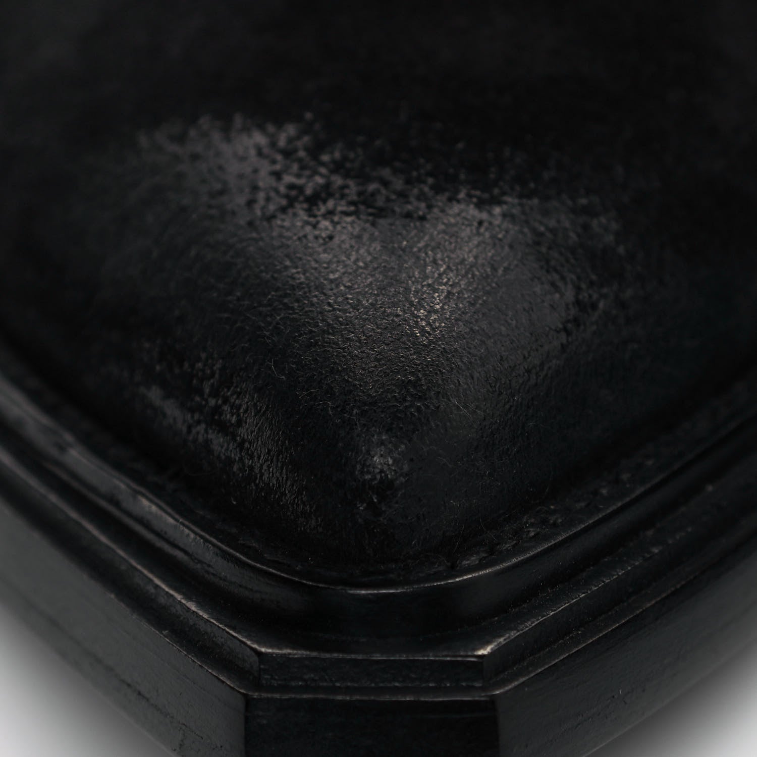 Balenciaga Suede Santiag Western Boots 38.5 Black 7 of 7