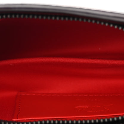 Christian Louboutin Metallic Patent Psychic Small Loubi Twist Zip Chain Clutch Bag Studio Black 5 of 10