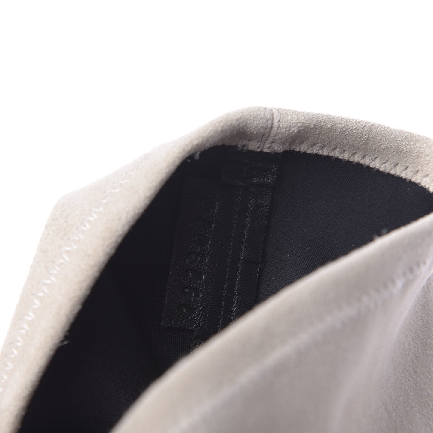 Suede Goatskin Over The Knee Boots 37.5 White