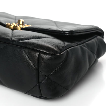 Chanel Lambskin Quilted Medium Chanel 19 Flap Black 10 of 12