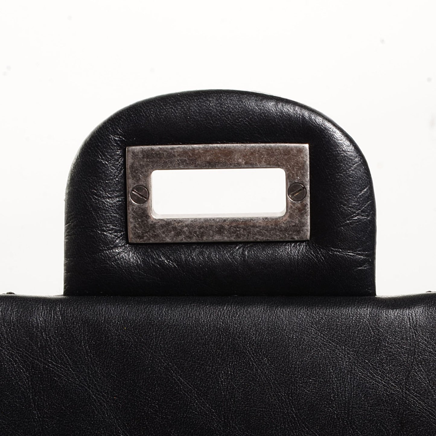 Aged Calfskin Quilted 2.55 Reissue 226 Flap Black
