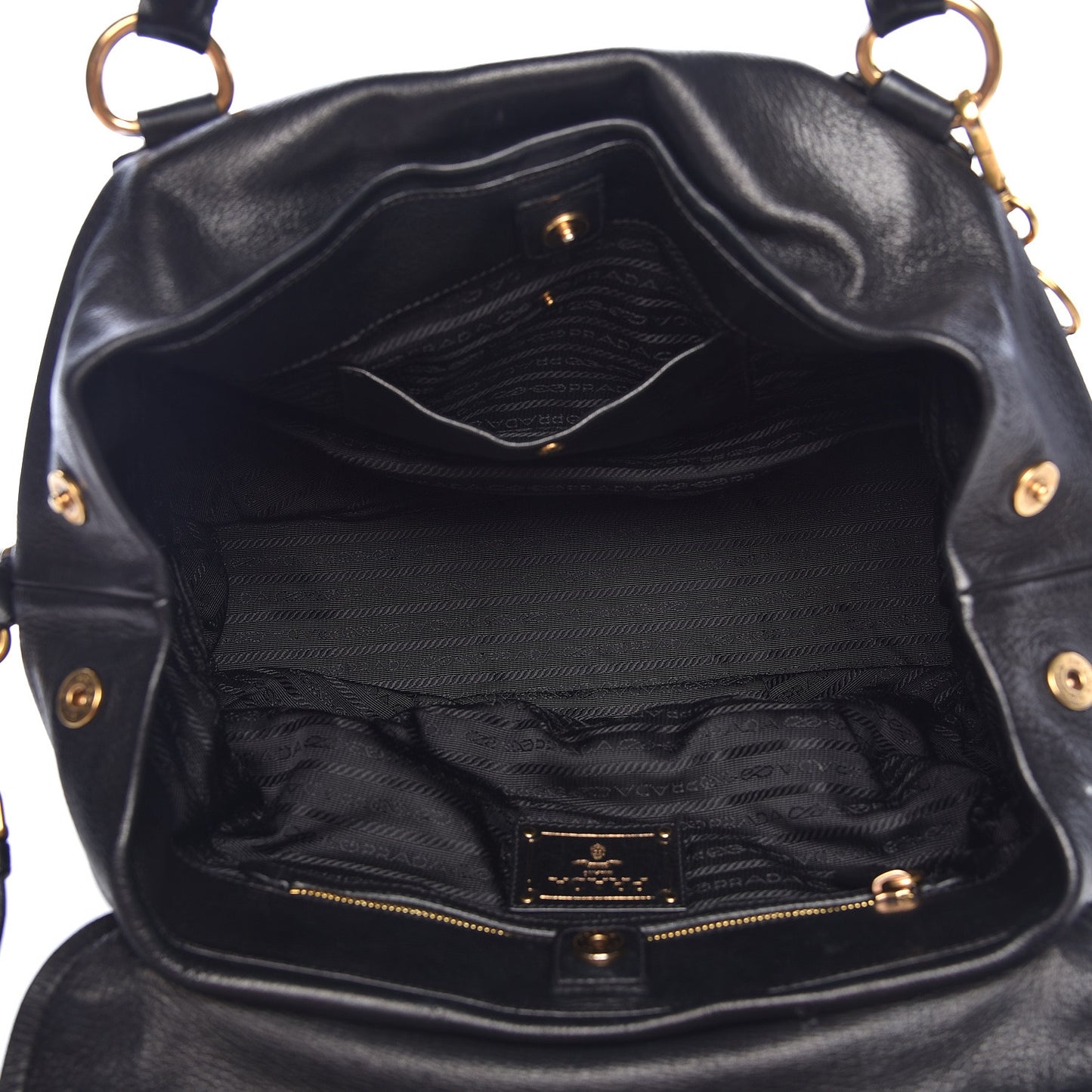 Cervo Shine Shoulder Bag Black