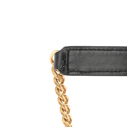 Saint Laurent Calfskin Y Quilted Monogram Small Loulou Chain Satchel Black 12 of 13