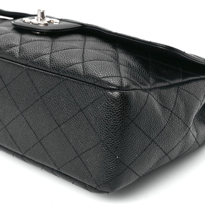 Chanel Caviar Quilted Jumbo Single Flap Black 12 of 12