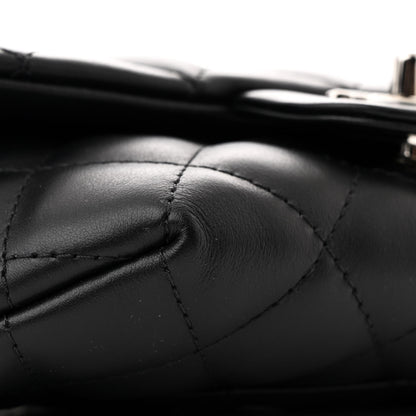 Chanel Calfskin Quilted CC Uniform Flap Belt Bag Black 9 of 11