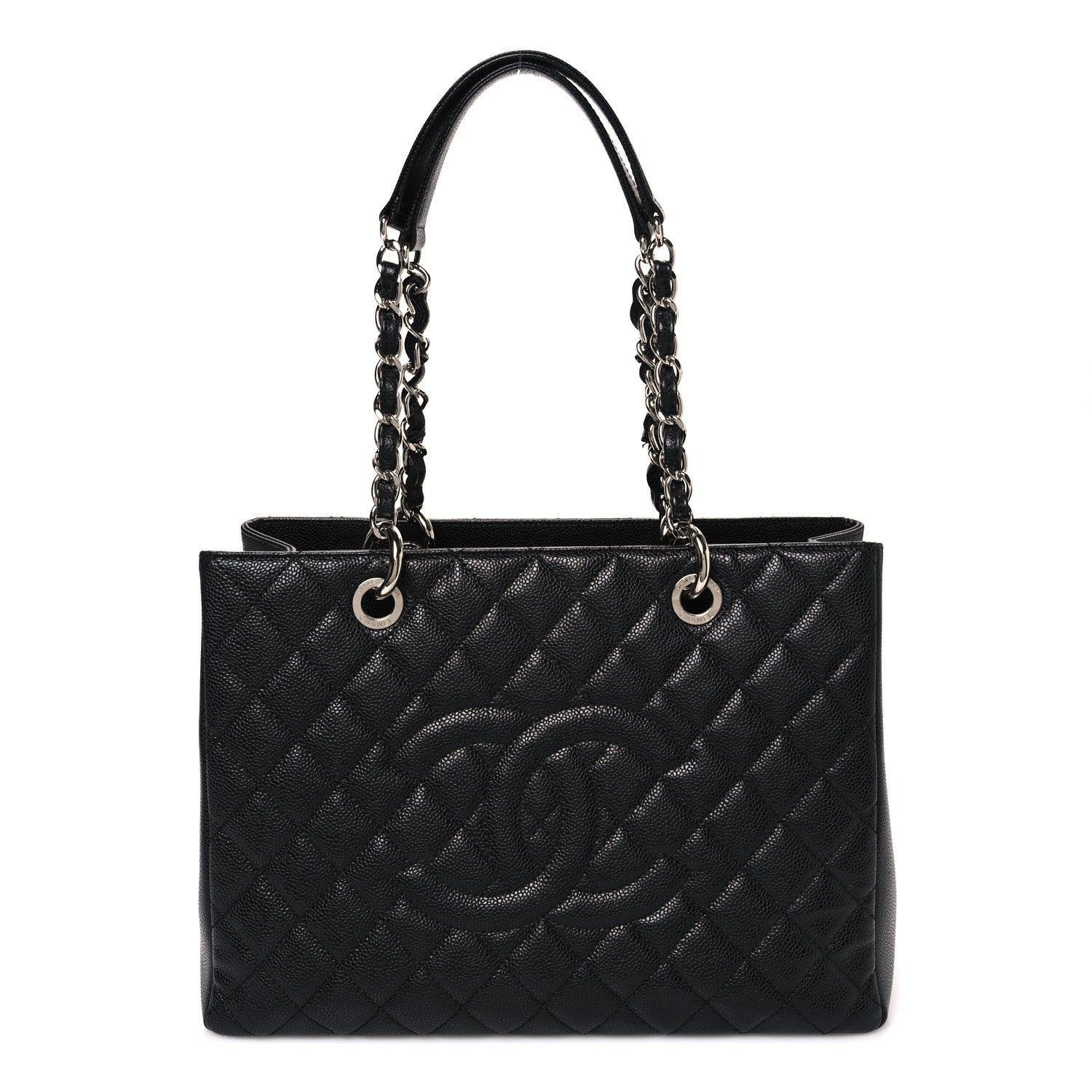 Chanel Caviar Quilted Grand Shopping Tote GST Black 1 of 11