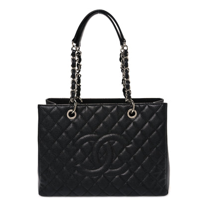 Chanel Caviar Quilted Grand Shopping Tote GST Black 1 of 11