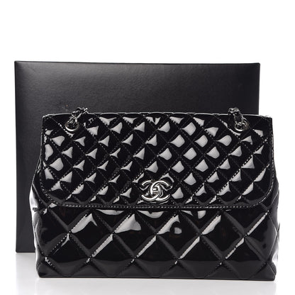 Chanel Vinyl Quilted In the Business Flap Bag Black 11 of 11