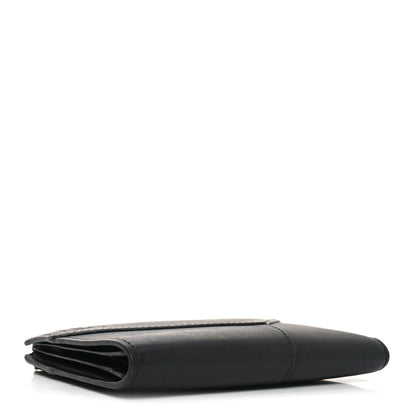 Loewe Calfskin Puzzle Zip Slim Compact Bi-Fold Wallet Black 4 of 6