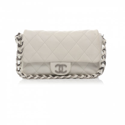 Chanel Calfskin Quilted Medium Modern Chain Flap White 1 of 9