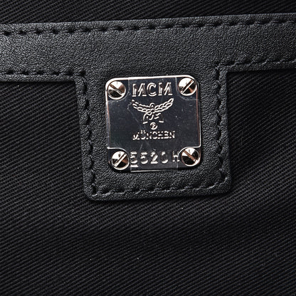 MCM Calfskin Ottomar Monogram Small Belt Bag Black 6 of 8
