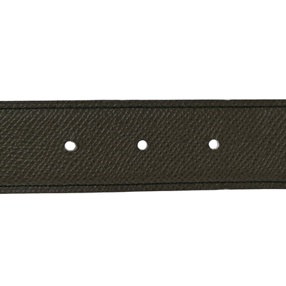 Hermes Epsom 32mm Belt Strap 105 42 White Vert De Gris 4 of 9