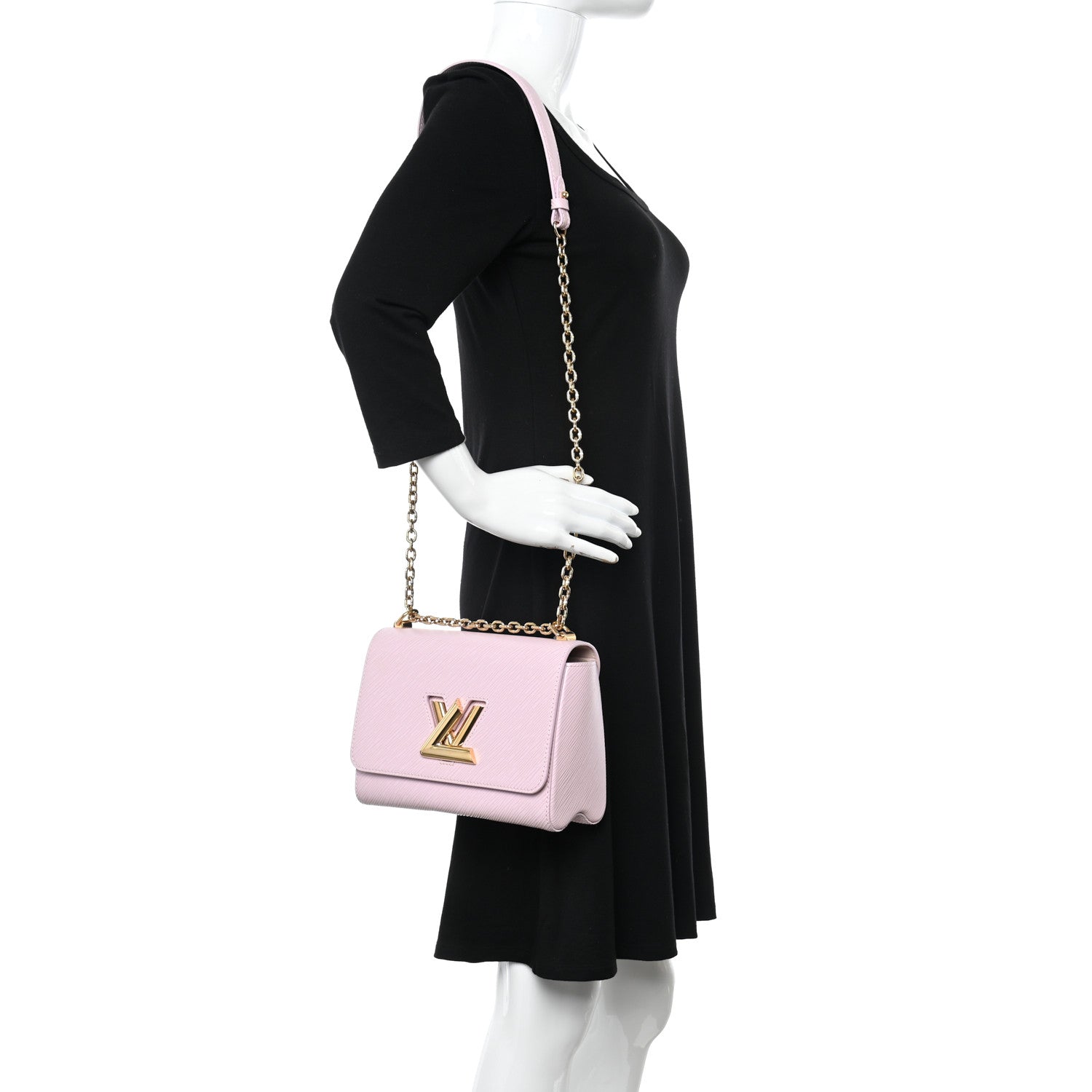 Louis Vuitton Epi Twist Shoulder Bag MM Guimauve 2 of 11