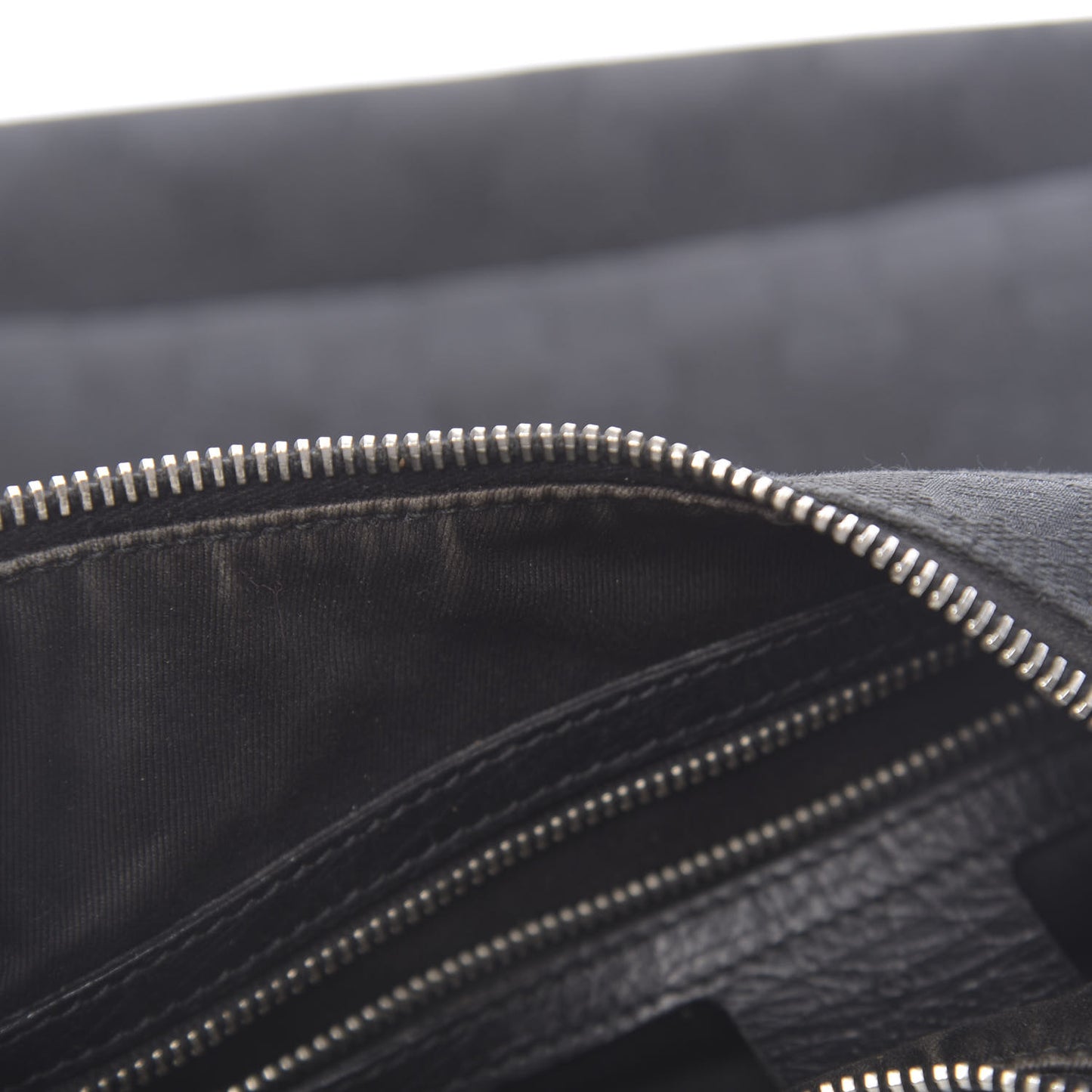 Monogram Medium Horsebit Chain Hobo Black