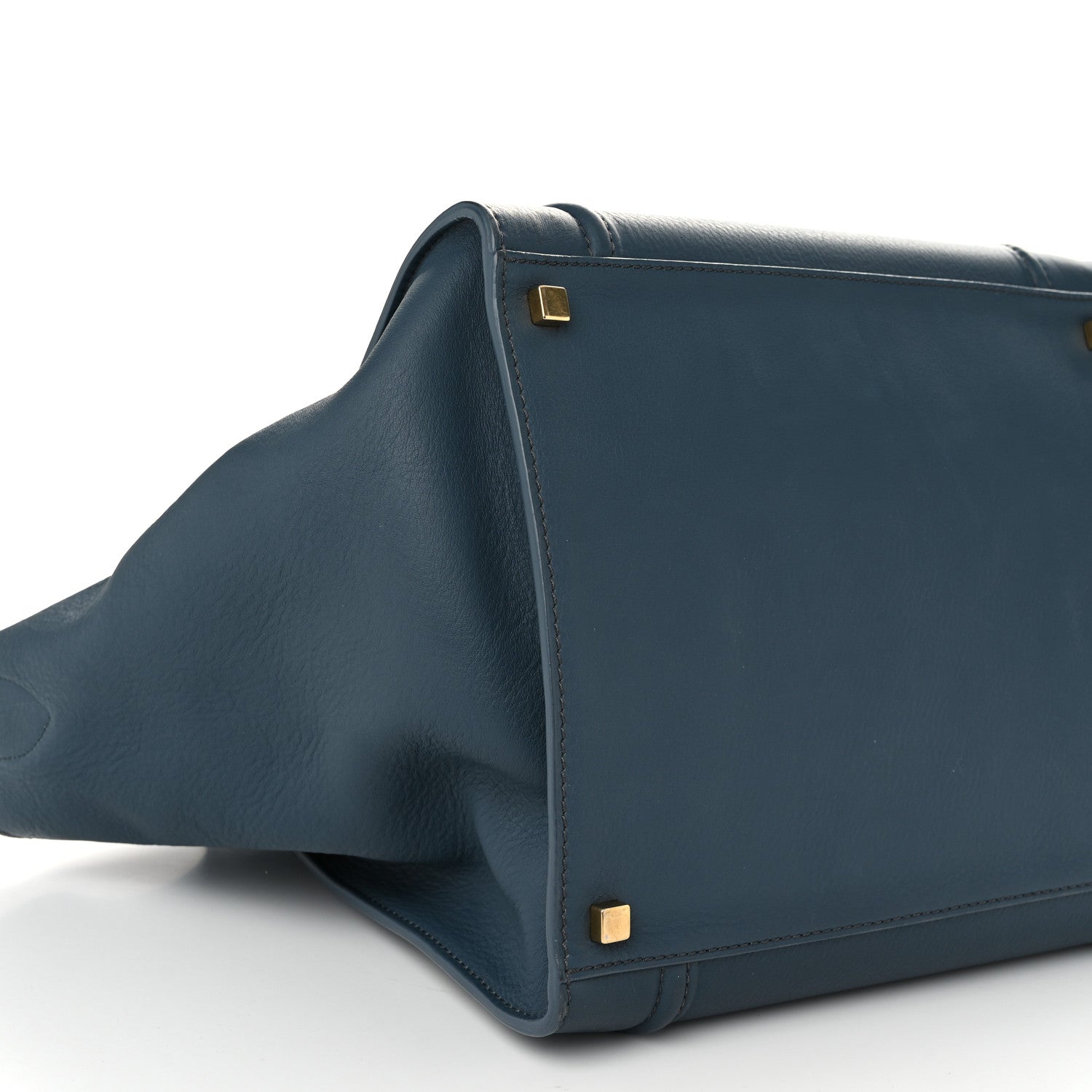 Celine Supple Calfskin Medium Phantom Luggage Blue 9 of 11