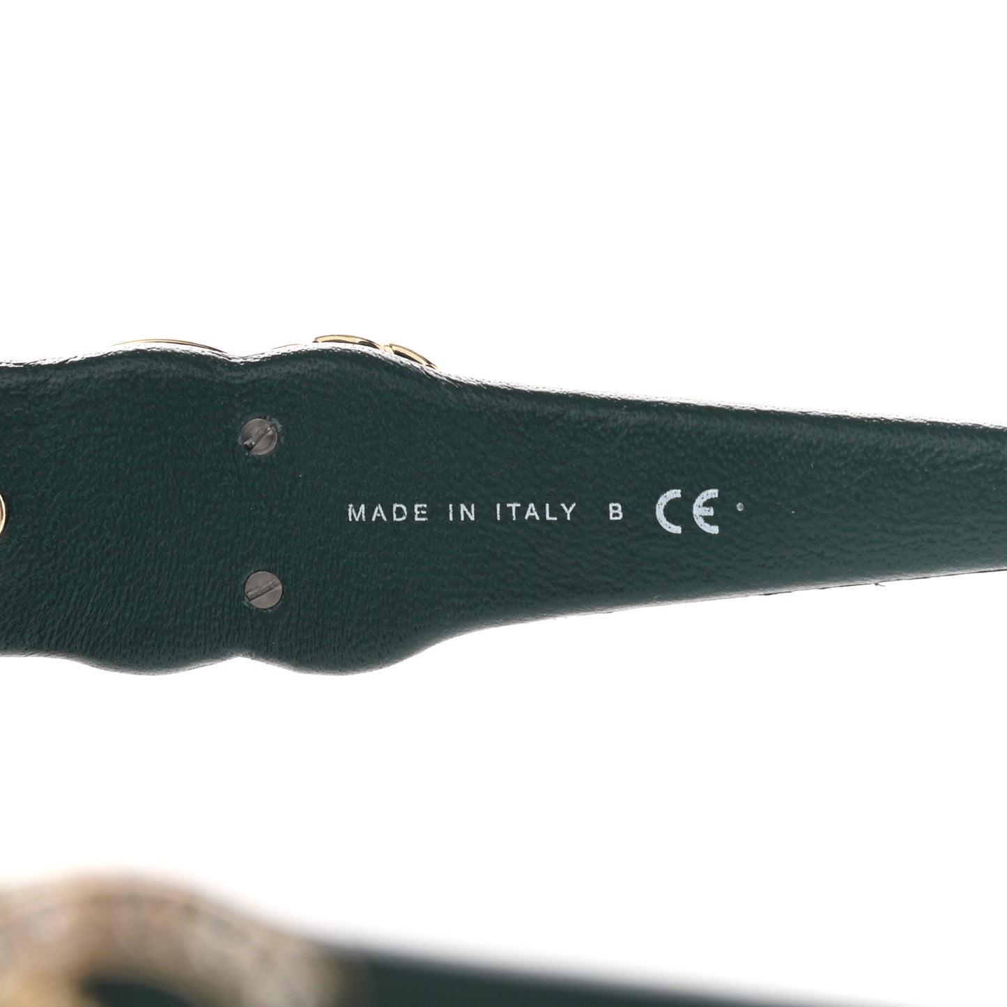 Acetate Lambskin CC Sunglasses 5457-Q-A Green