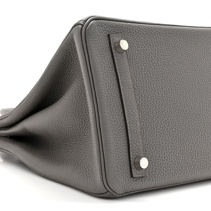 Hermes Togo BIRKIN 30 Etain 10 of 15