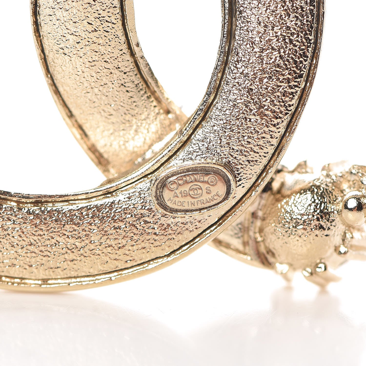 Chanel Crystal CC Gem Brooch Gold 4 of 4