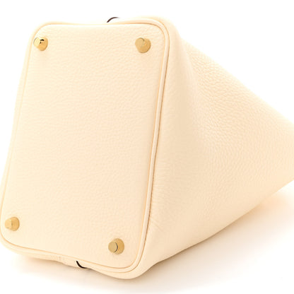 Hermes Taurillon Clemence Picotin Lock 18 PM Nata 10 of 10