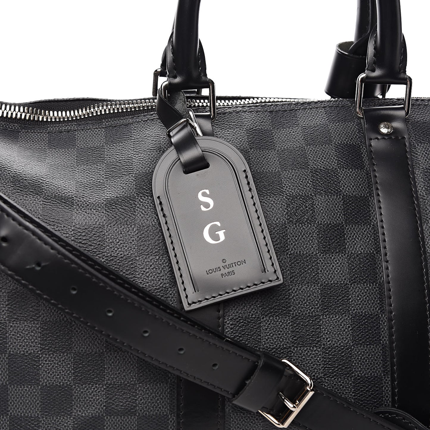 Damier Graphite Keepall Bandouliere 45