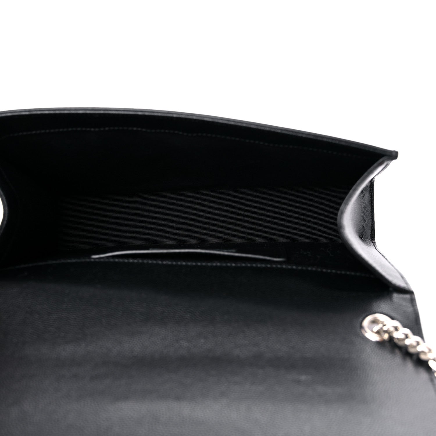 Saint Laurent Grain De Poudre Studded Medium Monogram Kate Satchel Black 5 of 10