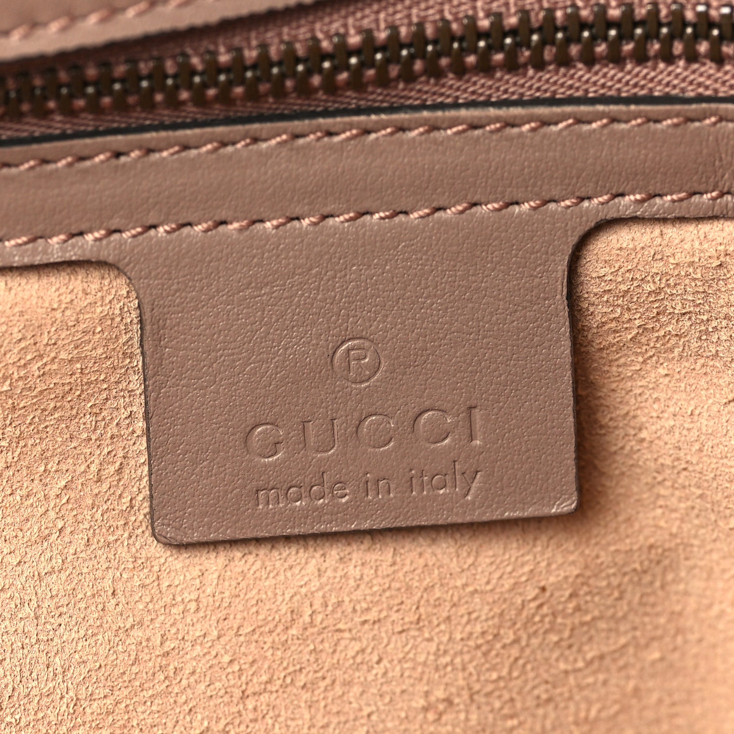 Gucci Calfskin Matelasse Medium GG Marmont Shoulder Bag Porcelain Rose 6 of 9
