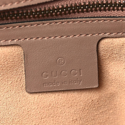 Gucci Calfskin Matelasse Medium GG Marmont Shoulder Bag Porcelain Rose 6 of 9