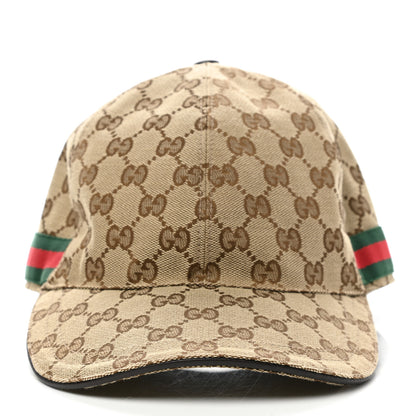 Gucci Monogram Web Baseball Hat M Beige Cocoa 3 of 9