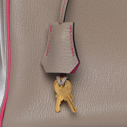 Hermes Chevre Mysore Horseshoe Birkin 30 Gris Tourterelle Rose Tyrien 30 of 32