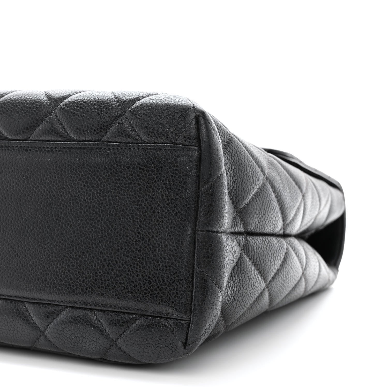 Chanel Caviar Quilted Jumbo Kelly Flap Black 11 of 11