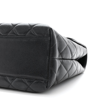 Chanel Caviar Quilted Jumbo Kelly Flap Black 11 of 11