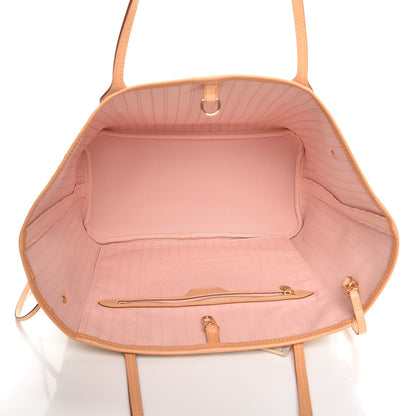 Louis Vuitton Damier Azur Neo Neverfull MM Rose Ballerine 6 of 10