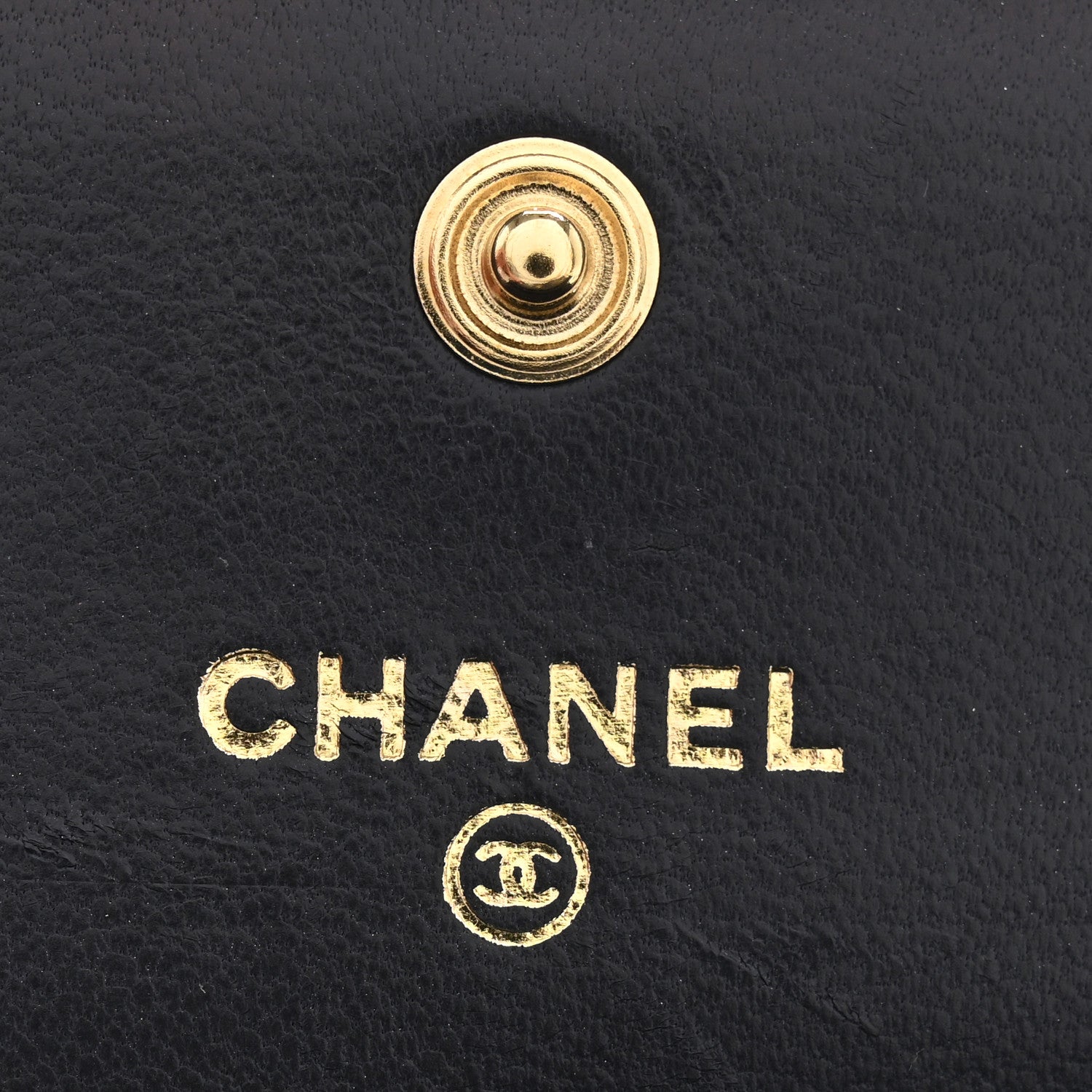 Chanel Lambskin Quilted Boy Flap Card Holder Navy 6 of 12