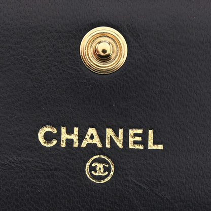 Chanel Lambskin Quilted Boy Flap Card Holder Navy 6 of 12