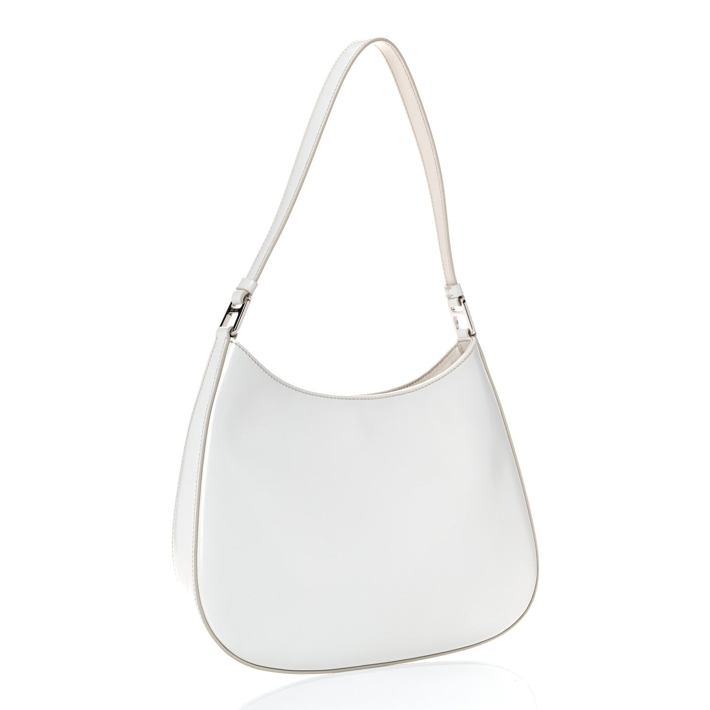 Spazzolato Cleo Shoulder Bag White