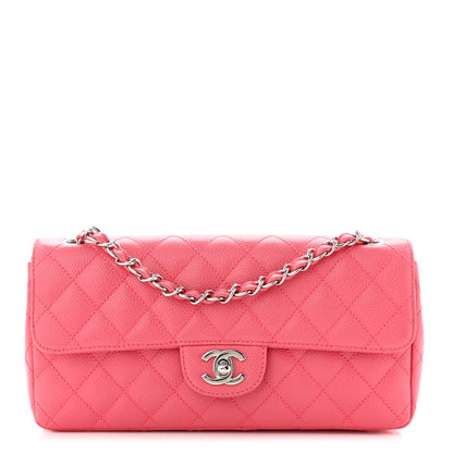 Chanel Caviar Quilted East West Flap Pink 1 of 10