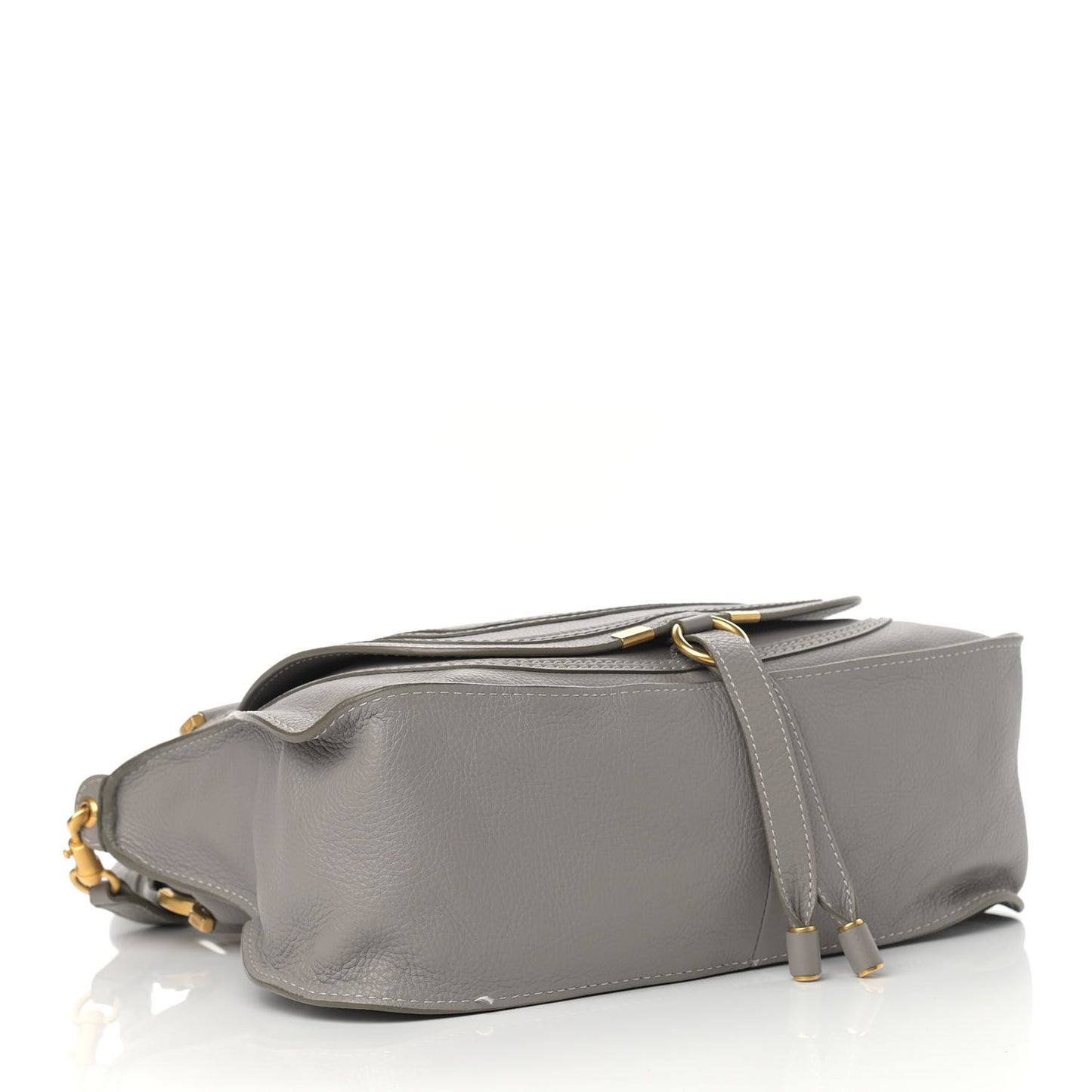 Calfskin Medium Marcie Satchel Cashmere Grey